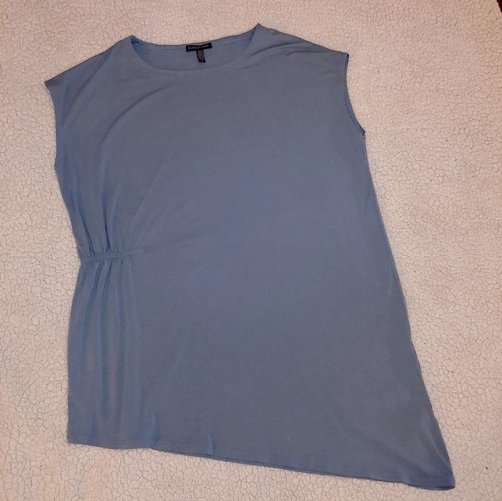 EILEEN FISHER - Asymmetrical Viscose-Jersey Top